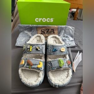 SZA X CROCS Fuzzy Lined Sandal
